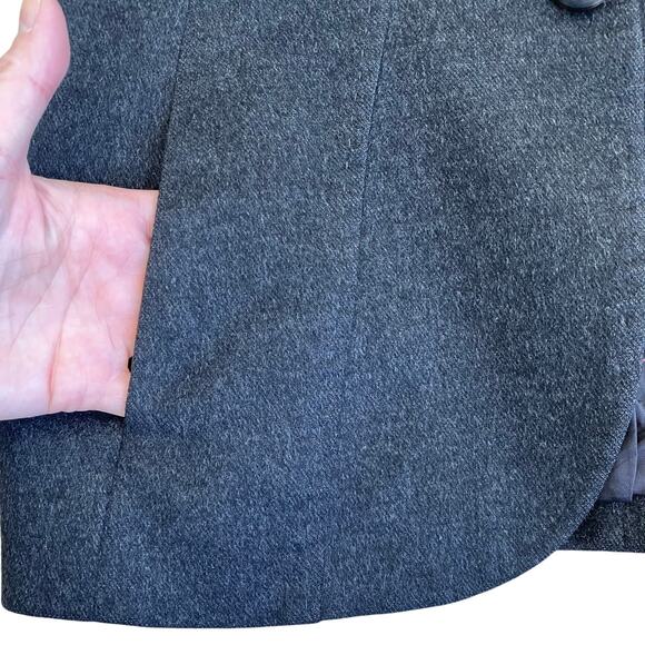 Escada Sz 36 Vintage Cashmere Blazer Single Breasted Tailored Classic Feminine - Picture 9 of 16